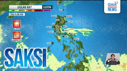 Shear Line, Easterlies, at Amihan, magpapaulan sa ilang bahagi ng bansa bukas | Saksi