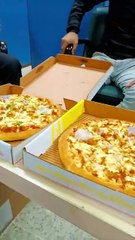 Lunch Time Delicious pizza