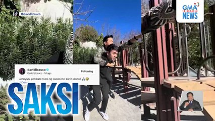 David Licauco, may pabirong pakiusap kay Jennylyn Mercado habang nakikipagkulitan kay Dennis Trillo | Saksi