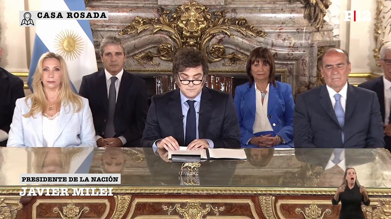 "Hace un año...": La extensa y tendenciosa comparación de Milei en cadena nacional al cumplir 1 año de gestión