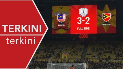 [TERKINI] Harimau Malaya raih tiga mata berharga, tewaskan Timor Leste