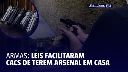 Leis assinadas por Bolsonaro permitem que CAC tenha 152 armas em casa