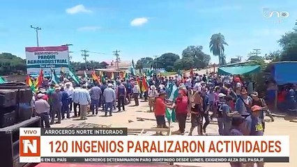 120 INGENIOS PARALIZARÁN