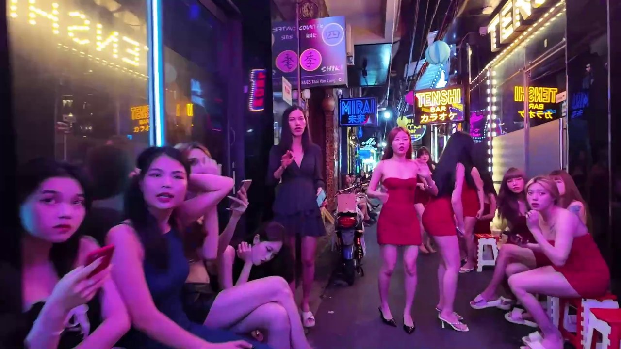 4K 🔥Vietnam Nightlife - Little Japan Tour🔥Ho Chi Minh Saigon 4K - June 26