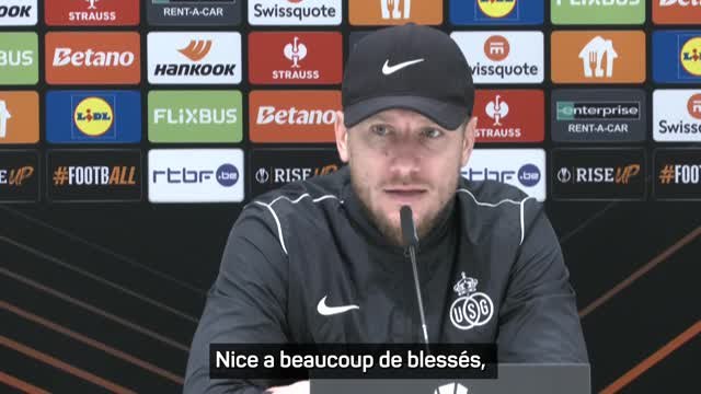 Union Saint-Gilloise - Pocognoli : Nice est une équipe de haut niveau