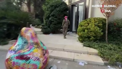 Suriye’nin devrik lideri Esad’ın yaşadığı ev görüntülendi