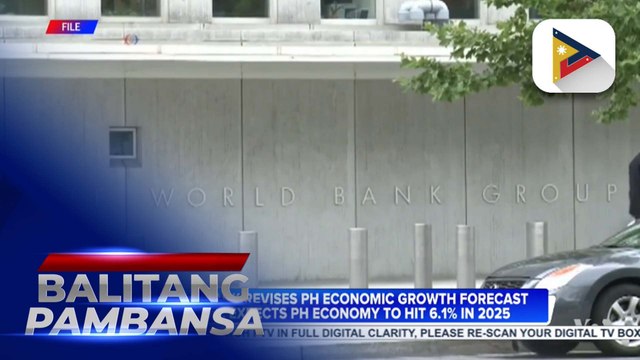 World Bank revises PH economic growth forecast to 5.9%, expects PH economy to hit 6.1% in 2025