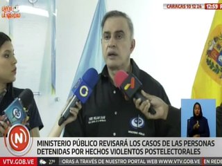 MP revisará casos de personas detenidas por hechos violentos postelectorales