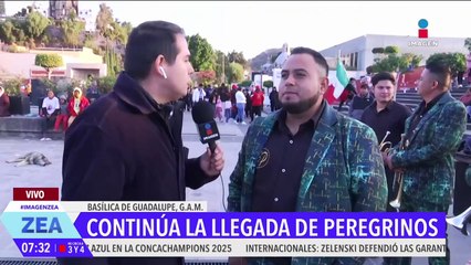 Así el ambiente en la Basílica de Guadalupe este 11 de diciembre