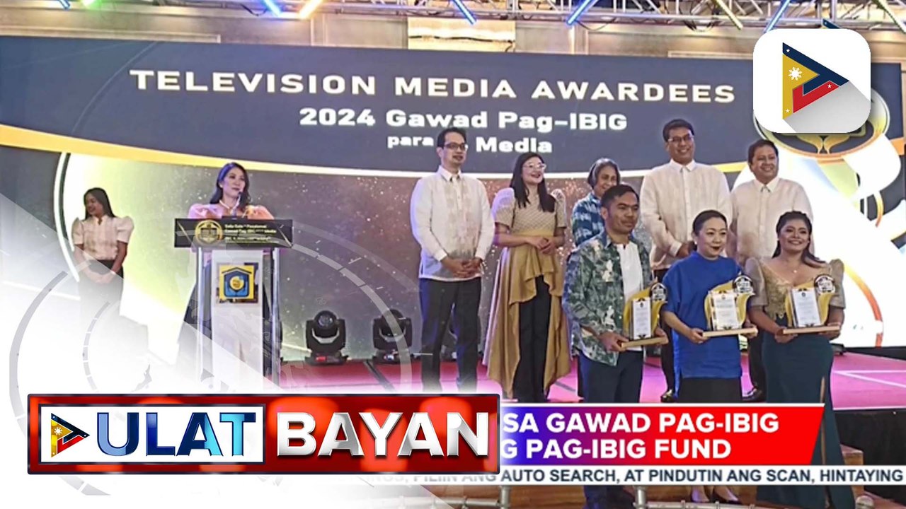 PTV, pinarangalan sa Gawad Pag-ibig para sa Media ng Pag-IBIG Fund