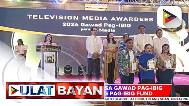 PTV, pinarangalan sa Gawad Pag-ibig para sa Media ng Pag-IBIG Fund