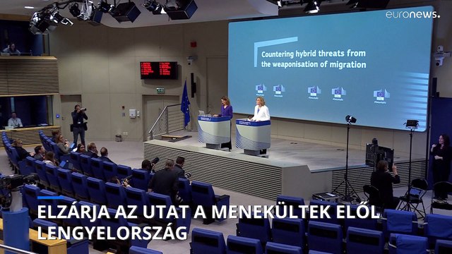 Engedélyezte a menedékjog felfüggesztését az Európai Bizottság a lengyel-belarusz határon