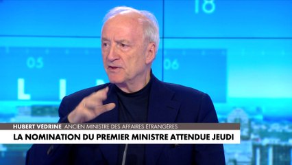 Hubert Védrine : «Il n'y a pas de solution miracle.»