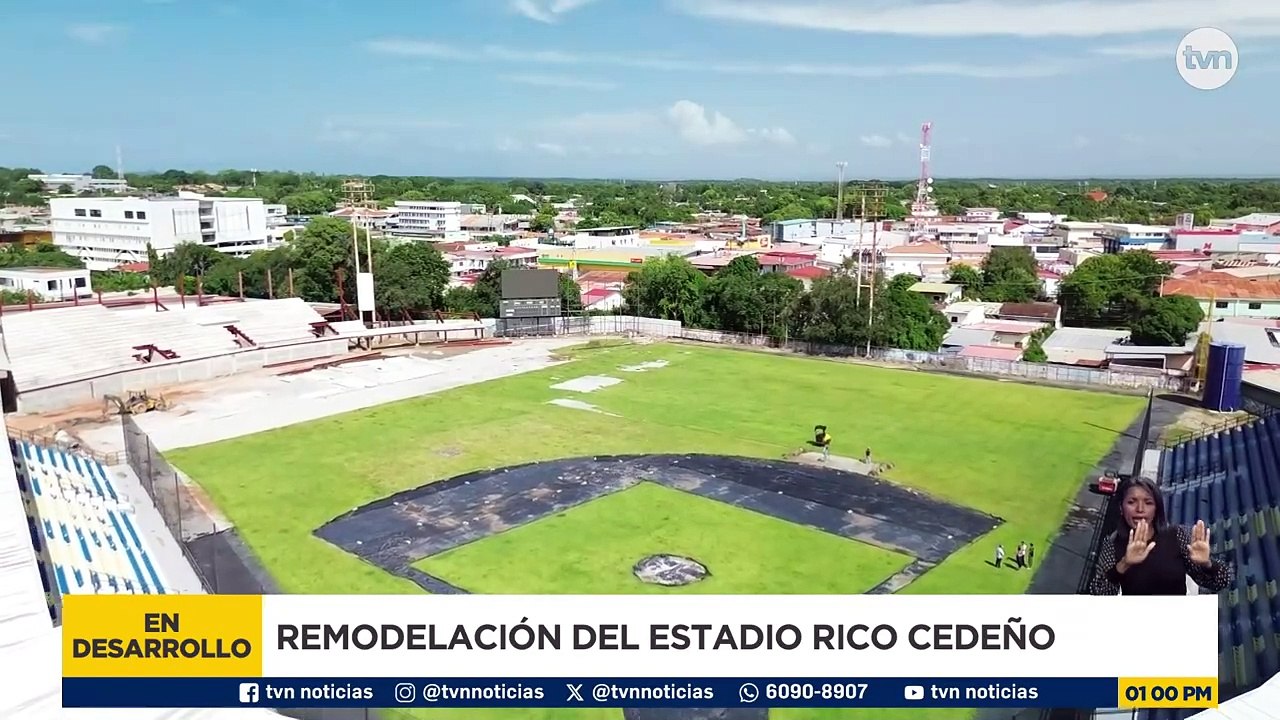Los trabajos del estadio Rico Cedeño van progresando