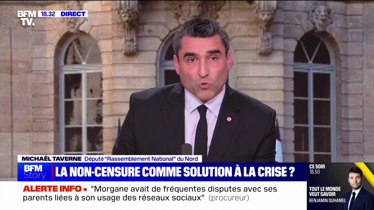 Nomination d'un Premier ministre: "On a vu des chefs de partis qui sont allés à l'Élysée pour défendre leur bout de viande", dénonce Michaël Taverne, député RN
