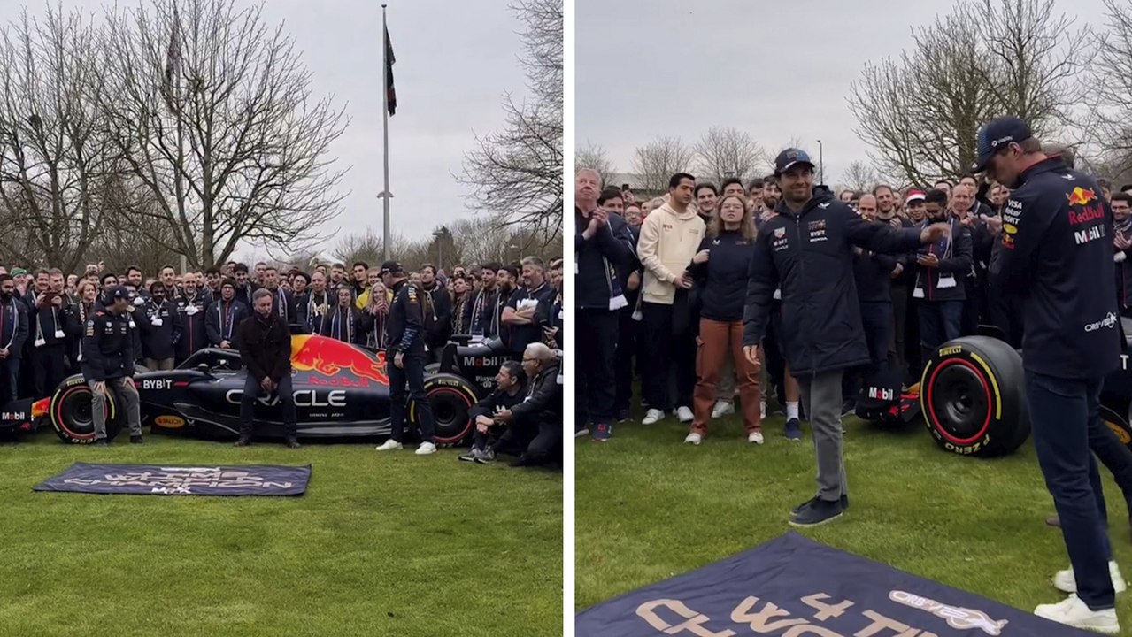 Checo Pérez se deja ver sonriente en medio de su supuesta salida de Red Bull