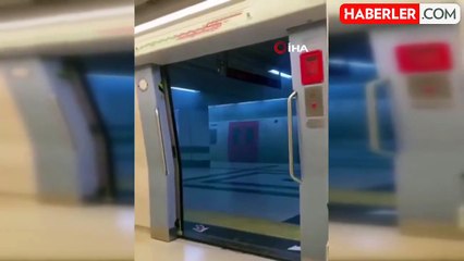 Ankara Batıkent Metro Durağında Yangın Çıktı