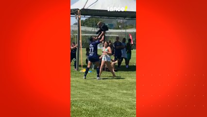 André Santos comemora gol na Copa de Pelada 2024