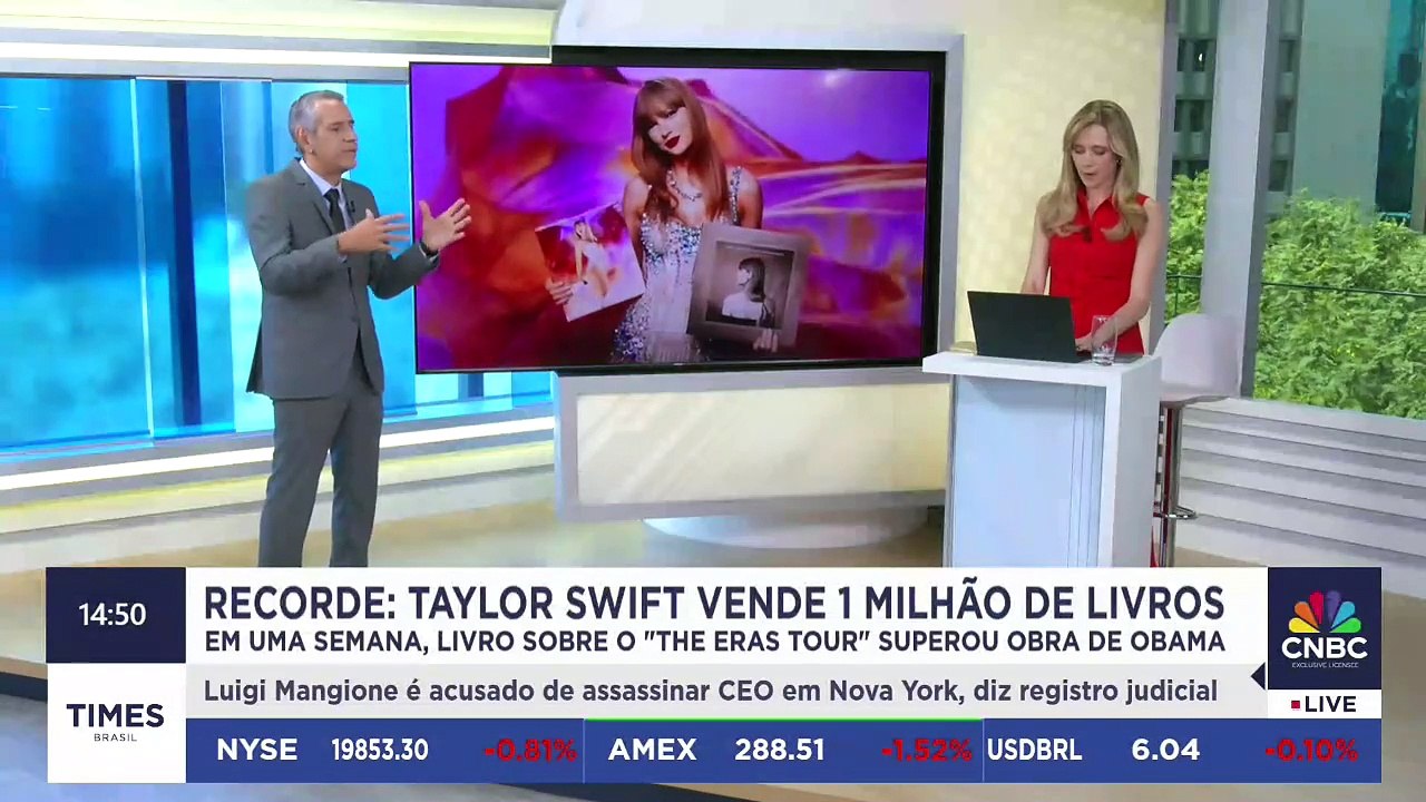 Taylor Swift bate recorde e vende 1 milhão de l...