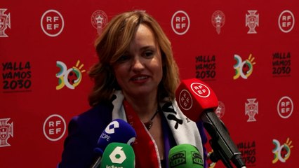 Alegría: "Es un día histórico, vamos a seguir pujando por traer la final del Mundial de 2030"