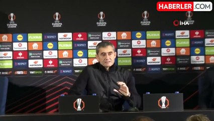 Ernesto Valverde: "Fenerbahçe'ye karşı böyle bir statta kazanmak çok önemli"