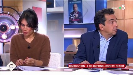 Echanges vifs entre Anne-Elisabeth Lemoine et Eric Dupond-Moretti dans "C à Vous".