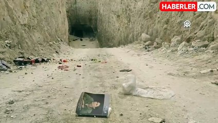 Münbiç'te PKK/YPG'ye ait tünel ağı ortaya çıkarıldı