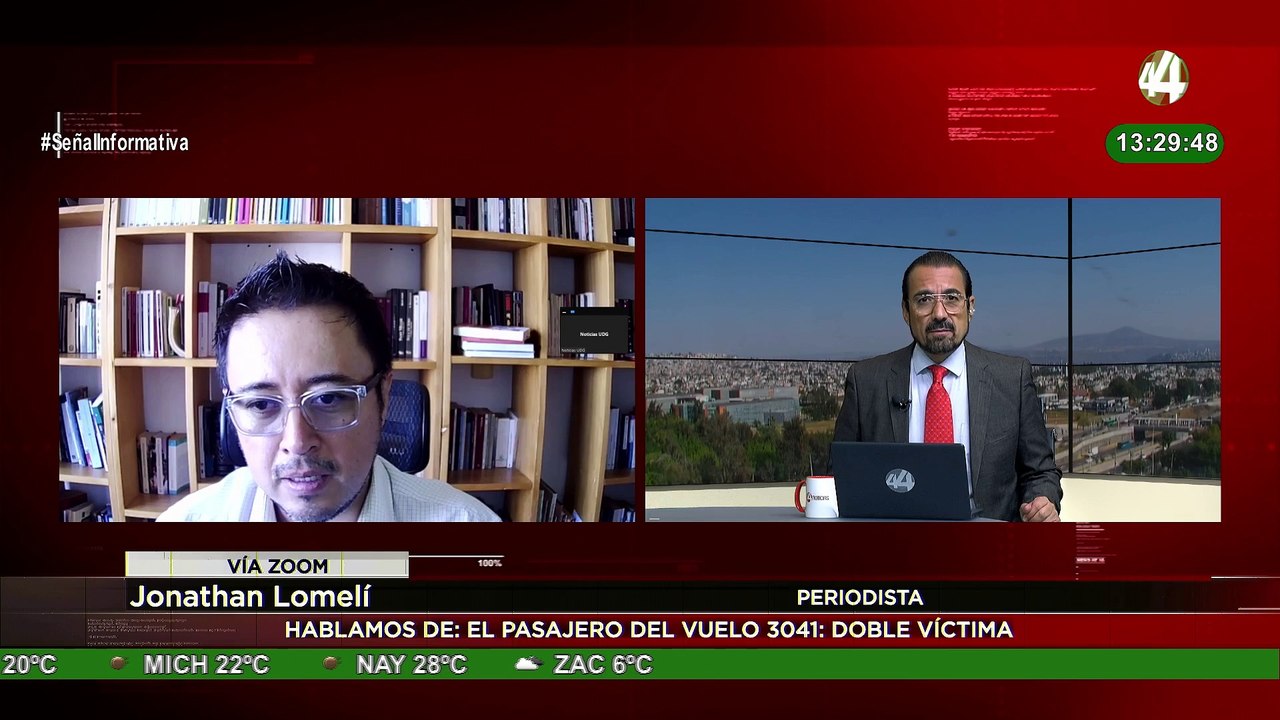 Jonathan Lomelí habla del pasajero del vuelo 3041 que intentó desviarlo a Guanajuato