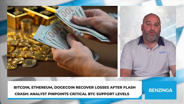 Bitcoin, Ethereum, Dogecoin Recover Losses After Flash Crash: Analyst Pinpoints Critical BTC Support Levels