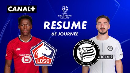 Le résumé de Lille / Sturm Graz - Ligue des champions 2024/25 (J6)