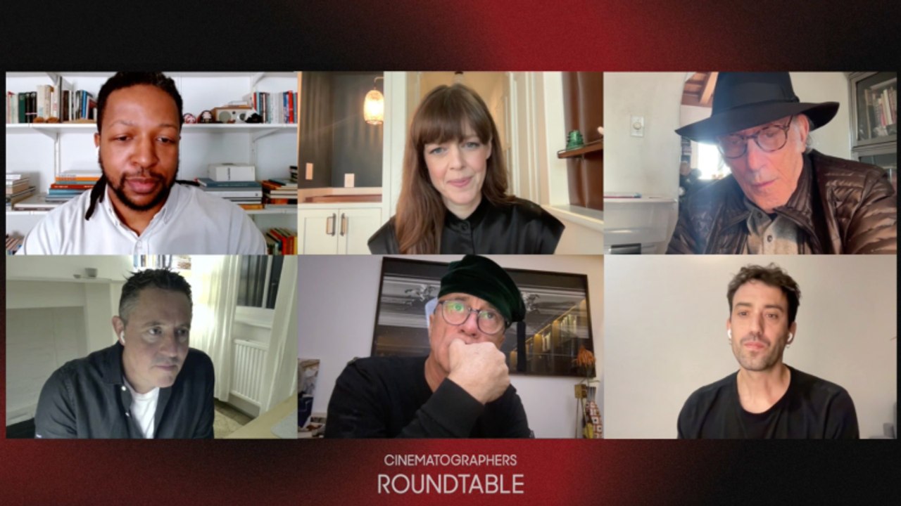 Alice Brooks, Ed Lachman, Greig Fraser, John Mathieson, Jomo Fray and Paul Guilhaume at the THR Cinematographers Roundtable | THR Video