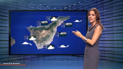 La previsión del tiempo en Canarias para el 12 de diciembre de 2024, en Atlántico Televisión.