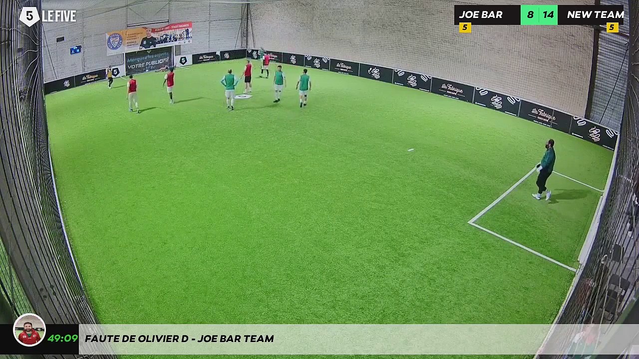Faute de Olivier D - Joe Bar Team