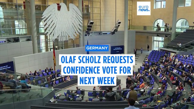 German chancellor Olaf Scholz requests confidence vote for next week