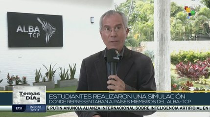 Jóvenes ejecutan simulación de representación del ALBA-TCP