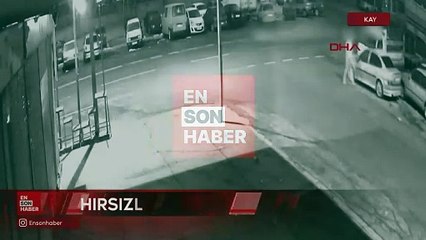 Kayseri'de otomobilden ses sitemi ve motor parçaları çalan şüpheli yakalandı