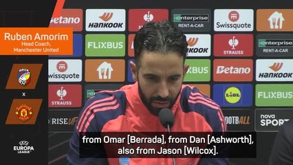 Ashworth's exit 'not the best situation' for United - Amorim