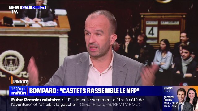 Si il y a un Premier ministre macroniste, je censure , assure Manuel Bompard, député LFI