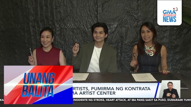10 talented artists, pumirma ng kontrata sa Sparkle GMA Artist Center | Unang Balita