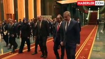 Cumhurbaşkanı Erdoğan, Ortak Zirve sonrası Etiyopya Başbakanı Abiy Ahmed Ali ve Somali Cumhurbaşkanı Hasan Şeyh Mahmud'u Beştepe'den uğurladı