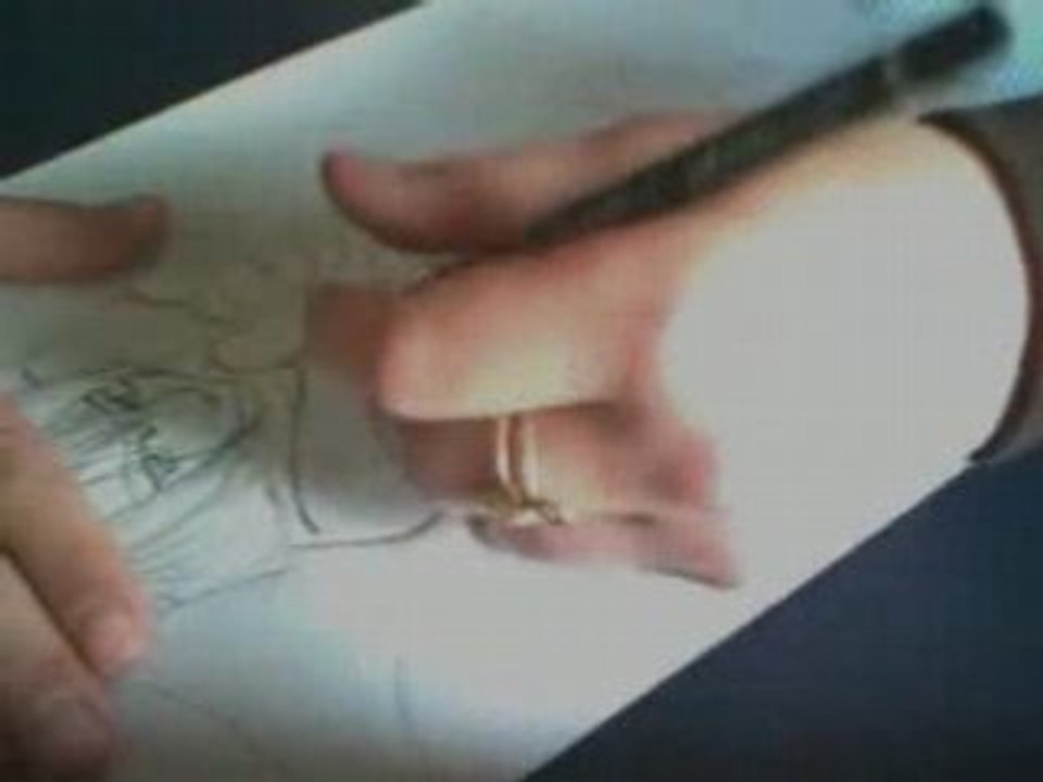 Dessin manga de Yoruichi (Bleach)