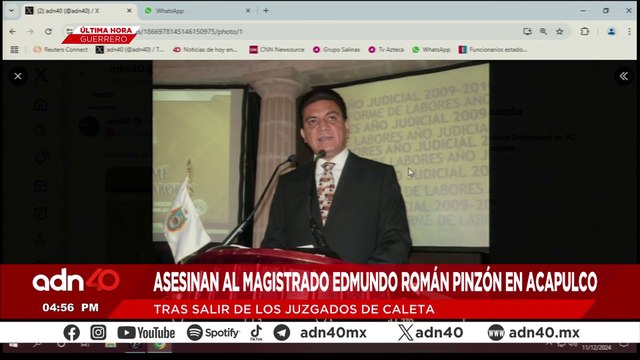 🚨¡Última Hora! Asesinan al magistrado Edmundo Román en Acapulco, Guerrero