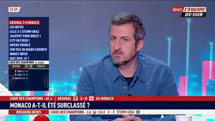 Monaco a-t-il été surclassé contre Arsenal ? - L'Équipe du Soir - extrait