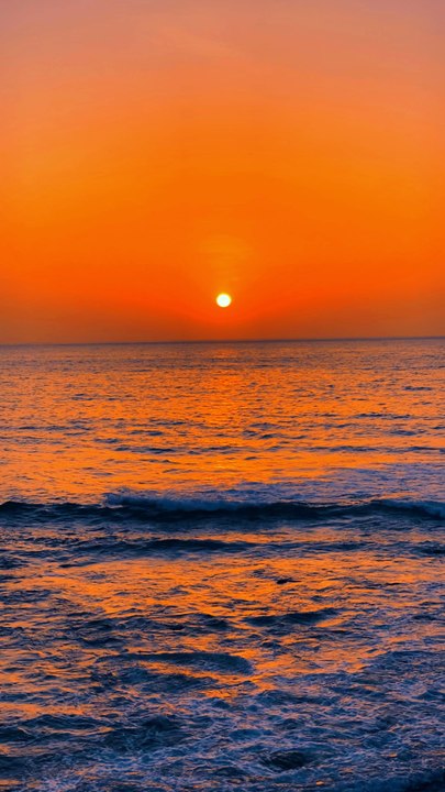 A beautiful sunset at the beach 🌅❤️‍🔥