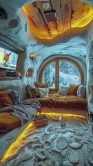 Lounge with Soothing Bird Voices, Hot Coffee, and Breathtaking Forest.