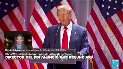 Informe desde Washington: director del FBI renunciará cuando Joe Biden deje la Presidencia