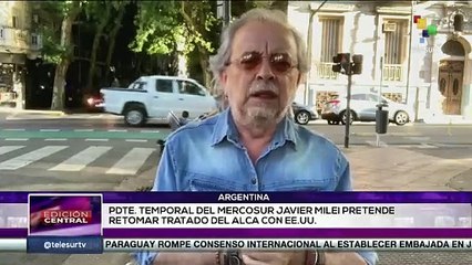 Pdte. Milei el tratado de libre comercio de las Américas con EE. UU.