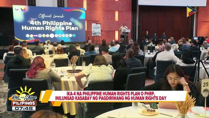 Ika-4 na Philippine Human Rights Plan o PHRP, inilunsad kasabay ng pagdiriwang ng Human Rights Day