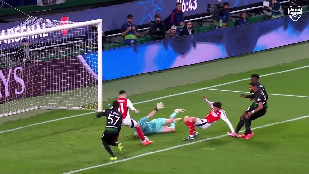 HIGHLIGHTS ｜ Sporting CP vs Arsenal (1-5) ｜ UCL ｜ Martinelli, Havertz, Gabriel, Saka, Trossard