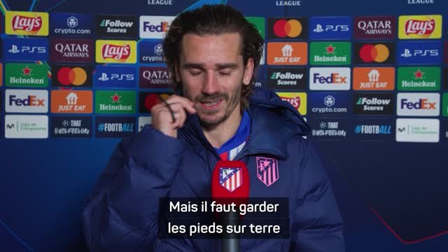 Atlético - Griezmann : “Si je suis à ce niveau, c’est grâce à mes coéquipiers”